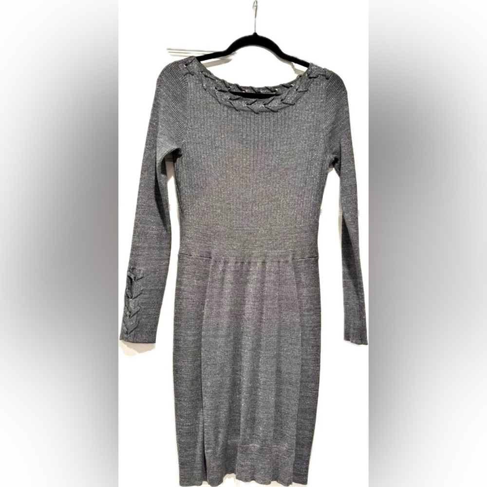 Cache Cowl Neck Long Sleeve Bodycon Dress y.